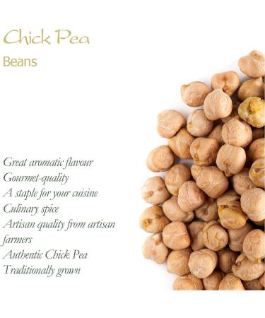 Organic Chick Peas Whole Quality - Garbanzo Beans - Chickpeas - Buy Online on SooperMarket.com