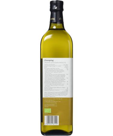 Clearspring Organic Sunflower Frying Oil 1000ml - Buy Online on SooperMarket.com