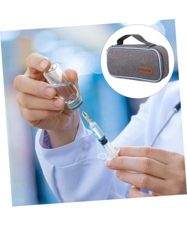 Healeved Portable Cooler 1pc Insulin Cooler Box Cooler Bag Ice Bag Portable Bag Cloth Blue Portable Protective Case Cooler Box Insulin Pen Cooler Blue 21X4.5X10cm - Buy Online on SooperMarket.com