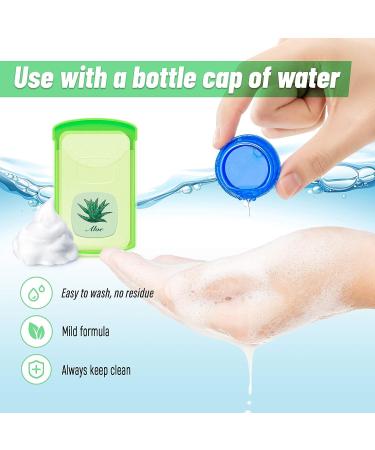 B BLOOMOAK 200pcs Portable Travel Hand Washing Paper Soap Sheets | Skin Friendly Disposable | Water Soluble | Ideal for Camping, Hiking & Christmas Stocking Stuffer | 200 Piece Assortment Mixture - Buy Online on SooperMarket.com