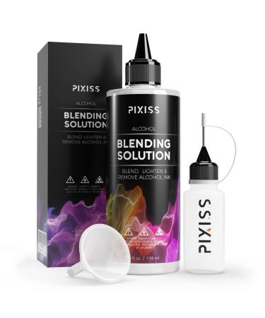 Alcohol Blending Solution for Ink - Large 4oz Ink Blending Solution - Works with All Alcohol Inks - with Applicator Tip, Applicator Bottle and Funnel