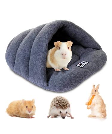 Jetisva Soft Fleece Guinea Pig Bed and Hideway Warm Hamster Bedding Rat Bedding House Small Animal Cave Bed Guinea Pig Sleeping Bag for Small Pet Chinchilla Ferret Squirrel Hedgehog Rabbit 11X15 Inch
