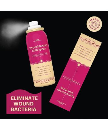 Base Labs Hypochlorous Acid Spray 8oz - Skin Healing Spray for Wound Care, Eczema, Tattoo & Piercing Aftercare - Buy Online on SooperMarket.com