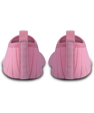 SEEKWAY Kids Water Shoes - Quick Dry Non-Slip Aqua Socks for Outdoor Activities - Pink - Size 10.5-12 Little Kid - Buy Online on SooperMarket.com