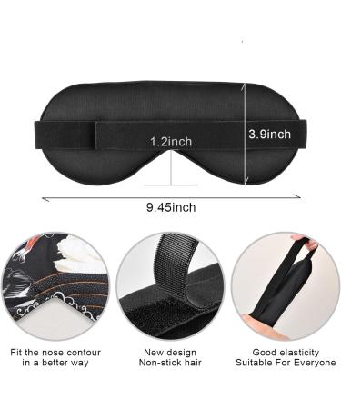 Adjustable Light Blocking Eye Mask for Deep Sleep | Breathable Travel Mask for Men and Women | Ideal for Business Trips, Yoga, and Meditation - Buy Online on SooperMarket.com