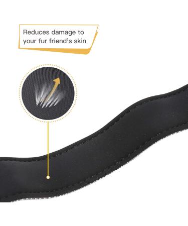 Heele Dog Collar - Soft Padded Neoprene Nylon Adjustable Reflective Collar for Small & Medium Dogs Gray (L: 40-66 cm) - Ideal for Training & Comfort - Buy Online on SooperMarket.com