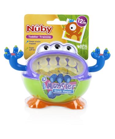 Nuby 3-D Monster Snack Keeper - Fun and Functional Snack Container - Buy Online on SooperMarket.com