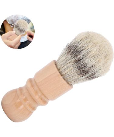 Premium Men's Shaving Brush - Foisy Bristle Portable Beard & Facial Cleaning Brush for Home & Salon Use - Buy Online on SooperMarket.com