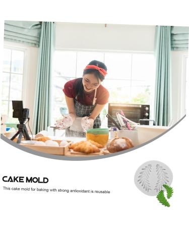 Alipis 2pcs Leaf Mold Baking Mold Chocolate Molds Mold for Cookie Silicone Gummy Molds Multi-use Silicone Mold Funny Cupcake Mold Cupcake Decorations Silica Gel White Leaves Baking Tools - Buy Online on SooperMarket.com