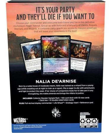 Magic The Gathering Commander Legends Battle for Baldur's Gate Deck + Collector Booster Pack - Buy Online on SooperMarket.com