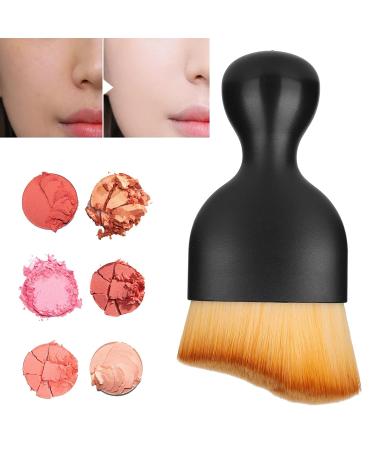 Shop Curving Wine Glass Foundation Brush for Liquid Makeup | Best Base Makeup Brush (Brown - Buy Online on SooperMarket.com