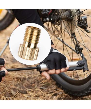 5-Piece Bicycle Valve Adapter Set - All-in-One Auto Valve French Valve & Air Pump Adapters with Sealing Rings for Efficient Inflation - Buy Online on SooperMarket.com