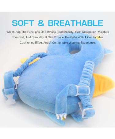 JEJA Baby Head Protection Pillow with Knee Pads | Adjustable Safety Guard for Crawling Babies (4-24 Months) - Dragon Design - Buy Online on SooperMarket.com