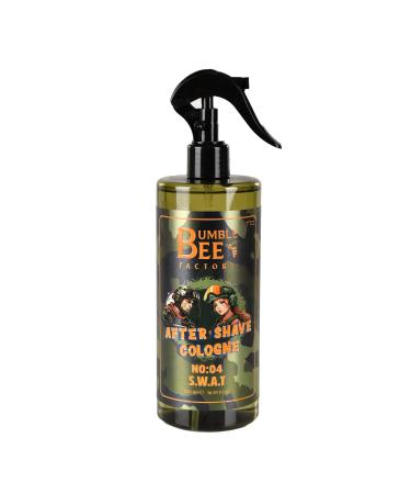 BUMBLE BEE After Shave Spray Cologne Instant Relief and Lasting Freshness After Shaving - 4 Male Fragances 500ml of Pure Comfort. Barber Supplies (500 Ml - 16.9 Oz No 4: S.W.A.T) 16.9 Fl Oz (Pack of 1) No 4: S.W.A.T