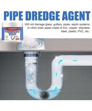 Powerful Pipe Dredge Agent Pipe Dredge Deodorant Sink Drain Cleaner Toilet Pipe Dredging Agent Kitchen Dredging Deodorant Clogged Channel Agent 200g (1pc) - Buy Online on SooperMarket.com