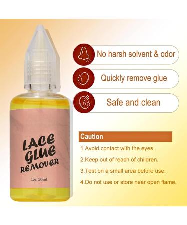 Wig Glue Remover Hair Tape Extensions Remover Tape in Extensions Adhesive Residue Remover for Hair Replacement Lace Front Wig Poly Hairpieces Toupee Cosmetic Hair Systems Bonding WigGlueRemover - Buy Online on SooperMarket.com