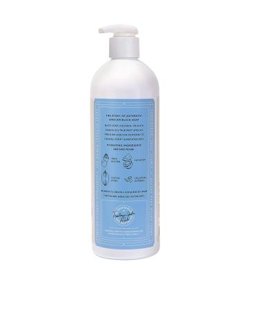 Shea Radiance African Black Soap Body Wash for Dry Skin, Eczema, Rashes, and Blemishes - Unscented (16 oz) - Buy Online on SooperMarket.com