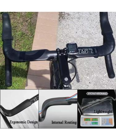 RXL SL Carbon Road Bike Handlebar 31.8mm - 420mm Black Matte Drop Bars - Buy Online on SooperMarket.com