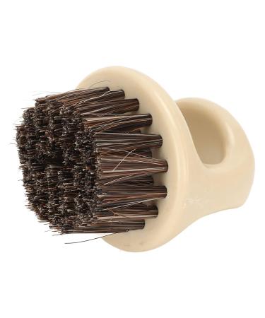 3-Part Shaving Brush Ring for Men | Soft Bristle Beard & Hair Styling Tool | Essential Hairdressing Comb & Cleaning Brush - Buy Online on SooperMarket.com