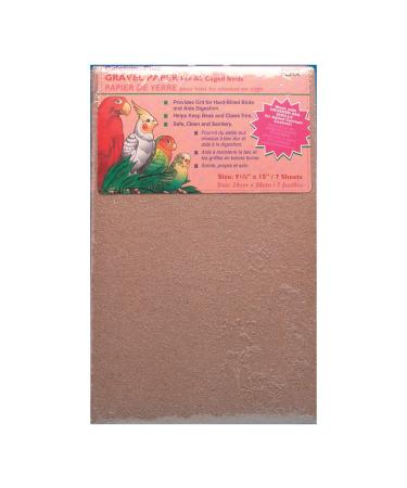 Penn-Plax (BA638) Gravel Paper for Bird Cage, 9-1/2 by 12-Inch