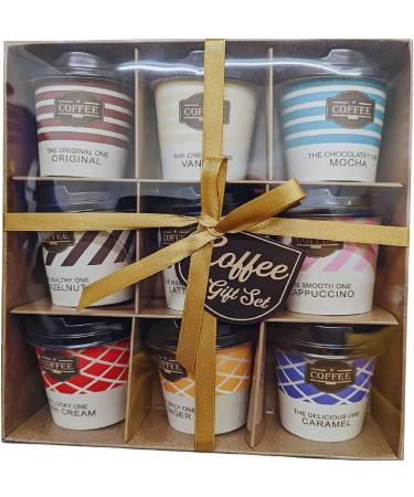 Coffee Gift Set - Assorted Coffee Collection | Flavours of Ginger Irish Cream Vanilla Salted Caramel Mocha | Fathers Day Gifts for Women Birthday gifts for her him & gift tag (Coffee Gifts) - Buy Online on SooperMarket.com