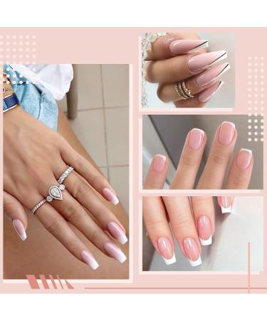 RARJSM Translucent Sheer Pink Gel Nail Polish - Soak Off Clear Pink French Manicure Jelly Nail Varnish - 1pcs 15ml for Salon or DIY Nail Art - Buy Online on SooperMarket.com