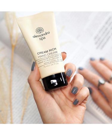 Alessandro Spa Cream Rich - Anti-Aging Hand Cream for Dry Stressed Hands | 75 ml | International Shipping - Buy Online on SooperMarket.com