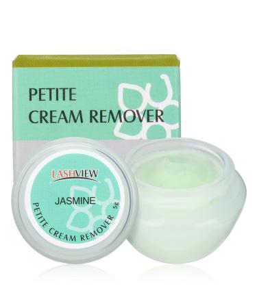 LASHVIEW Eyelash Extension Remover Cream, 5g Glue Remover, Natural Pigment, Professional Eyelashes Extensions Adhesive Remover Cream Type, Fast Dissolution, Eyelash Extension Supplies (Jasmine)