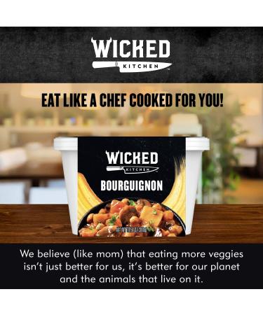 Wicked Kitchen Bourguignon 8-Pack: Vegan & Dairy-Free Ready to Eat Meals - Microwaveable Plant-Based Stew - GMO-Free & Instant - Buy Online on SooperMarket.com