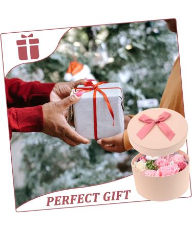 IWOWHERO Preserved Flower Decoration Scented Soap Rose Petals Rose Shaped Soap Floral Scented Soap Scented Plant Artificial Plants Mother's Day Simulation Soap Rose Wedding Soap Flower 16.2X16.2X8.2CM Pink - Buy Online on SooperMarket.com