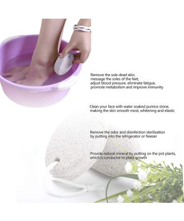 PHOGARY Natural Pumice Stone for Feet 3 PCS - Lava Pedicure Tools for Callus Removal on Feet and Hands - Exfoliating Foot File for Dead Skin Removal - Buy Online on SooperMarket.com