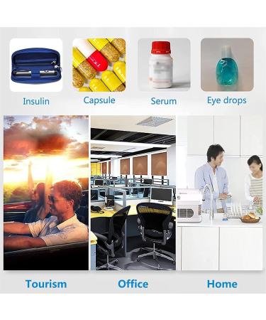 Mini Car Refrigerator Insulin Refrigerated Box Drug Insulin Vaccine Refrigerator LED Display 2-8 Insulin Cooler- Portable Insulin Mini Cooler Fridge Freezer - Buy Online on SooperMarket.com