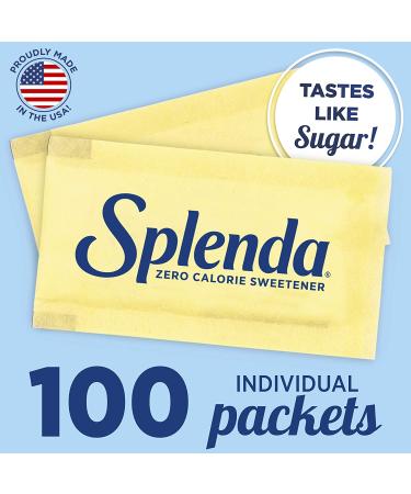 SPLENDA No Calorie Sweetener 100 Count Packets - 3.5 Ounce Single-Serve Packets - Buy Online on SooperMarket.com