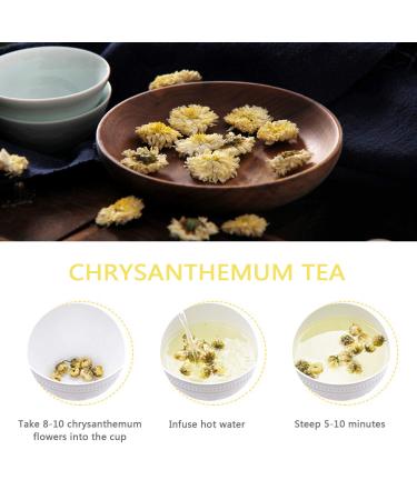 Goofoo Gongju Chrysanthemum Tea - 1 oz Loose Leaf Chinese Herbal Flower Tea for Halloween - Buy Online on SooperMarket.com