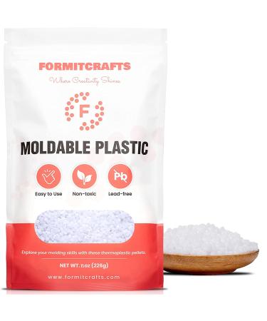Thermoplastic Beads -15 oz Polymorph Plastic Pellets(Made in Spain)  Reusable Moldable Plastic Beads  Melting Plastic Pellets for Modeling, DIY Crafts, Sculpting, Cosplay(Made in Spain