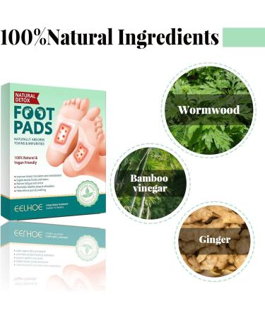 1/3/5 Pack Anti Swelling Ginger Foot Patch Herbal Ginger Foot Pads Deep Cleansing Foot Pads Detox Foot Pads for Foot Care Foot Patchs to Promote Blood Circulation Relieve Pain and Improve Sleep - Buy Online on SooperMarket.com