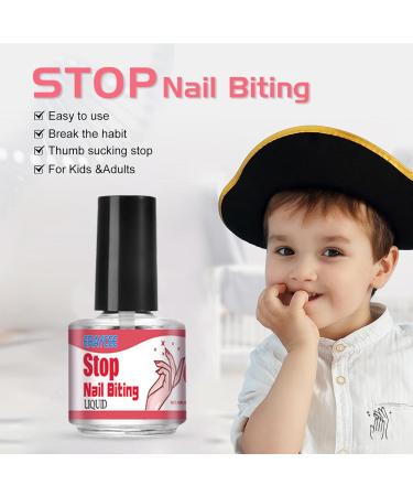 Quick Drying Anti Nail Biting Nail Polish - Nail Biting Prevention For Kids - Stop Nail Biting Nail Varnish - Nail Biting Prevention For Adults & Children Fast And Easy Application - Buy Online on SooperMarket.com