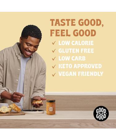 GOOD GOOD Sweet Apricot Jam - Keto Friendly - Low Calorie and No Added Sugars - Vegan - Gluten Free - Preserves - 330g x 2 - Buy Online on SooperMarket.com
