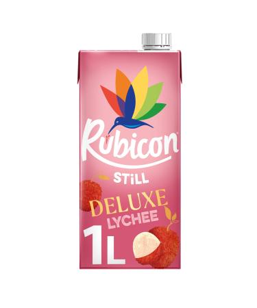 RUBICON Lychee fruit juice fresh and fruity with a sweet aromatic taste (1 x 1l) Lychee 1 l (1 pack)