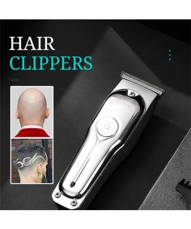 Electric Hair Clippers for Men Waterproof Beard Trimmer LED Display with 3 Guide Combs and Type-c Fast Chager Cord Dual Power Modes Gift for Men Husband Father - Buy Online on SooperMarket.com