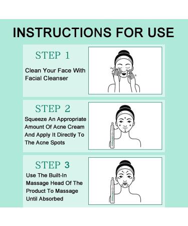 Anti-Acne Face Cream Spot Cream for Acne Treatment and Spot Treatment Skin Treatment Gel Cream For Face Blemishes & Blackheads Acne Treatment Cream Anti Acne Spot - Buy Online on SooperMarket.com