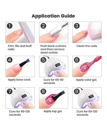 RARJSM Reflective Glitter Silver Gel Polish - 15ml - Soak Off UV/LED Curing for DIY Manicure - Buy Online on SooperMarket.com