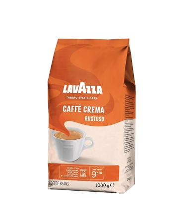 Buy Lavazza Caff Crema Gustoso & Crema E Gusto 1kg - Intensity 9/10 Aromatic Roasted Coffee Beans - International Shipping Available - Buy Online on SooperMarket.com