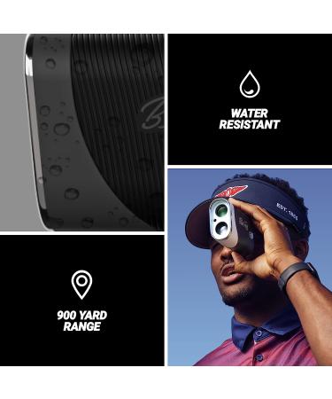Blue Tees Golf Series 3 Max Laser Rangefinder - 900 Yards Range, Slope Switch, Magnetic Strip - Flag Lock, Pulse Vibration, 7X Magnification - Black - Buy Online on SooperMarket.com