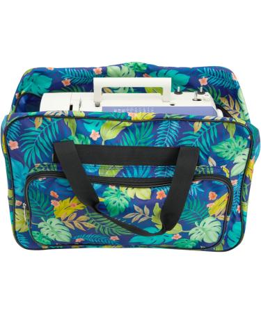 Tropical Leaves Sewing Machine Carrying Case & Organizer (18.1 x 9.4 x 12.2 In) - Buy Online on SooperMarket.com
