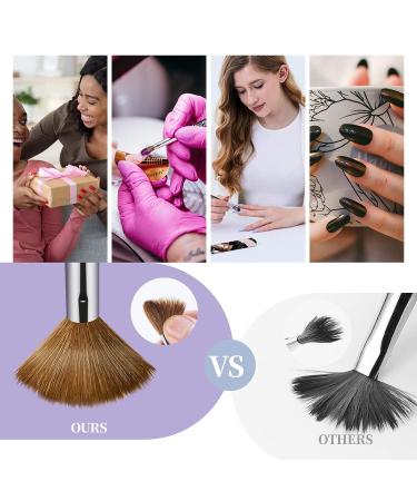 Shine Chance Size 10 Acrylic Nail Art Brush - 100% Pure Kolinsky Hair, Oval Shape, Professional Manicure Tool for DIY Home Salon - Buy Online on SooperMarket.com