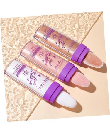BELLIFFY 3pcs Highlight Pat Powder Highlighter Powder Patting Glitter Highlight Patting Powder Glitter for Hair Makeup Highlighter Body Highlighter Face Powder Compact Body Makeup - Buy Online on SooperMarket.com