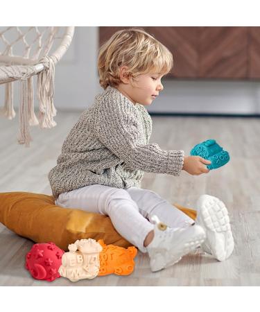 Buy Sensory Squeezing Rattling Balls - Structured Soft Massage Toys for Newborns | Ideal Multisensory Gift - Buy Online on SooperMarket.com