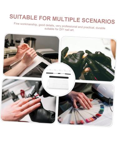 HAPINARY 1 Set Manicure Tools Set Nail Buffer Extension Nail Gel Handy Tools Manicure Extension Molds Nail Tip Clamps Cuticle Extension Kit Car Crystal Nail Piece Plastic - Buy Online on SooperMarket.com