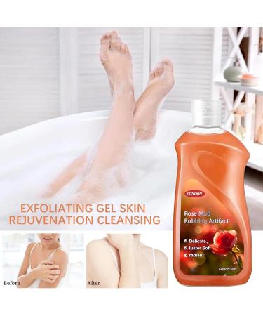 Mud Rub Gel Rose Mud Run Scrub Cream 50ml Body Exfoliator Scrub Mud Rub Gel for Skin Mud Rubbing Artifact Gel Mud Rub Cleansing Gel for Moisturizing and Deep Cleansing Cypreason - Buy Online on SooperMarket.com